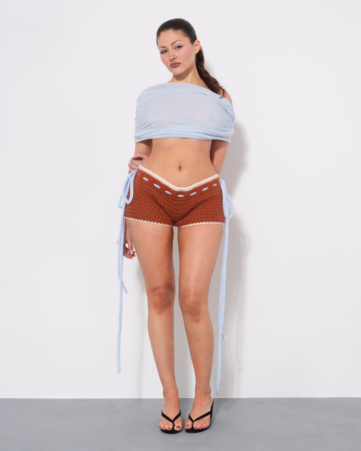 Rust Mohair Booty's - Sample