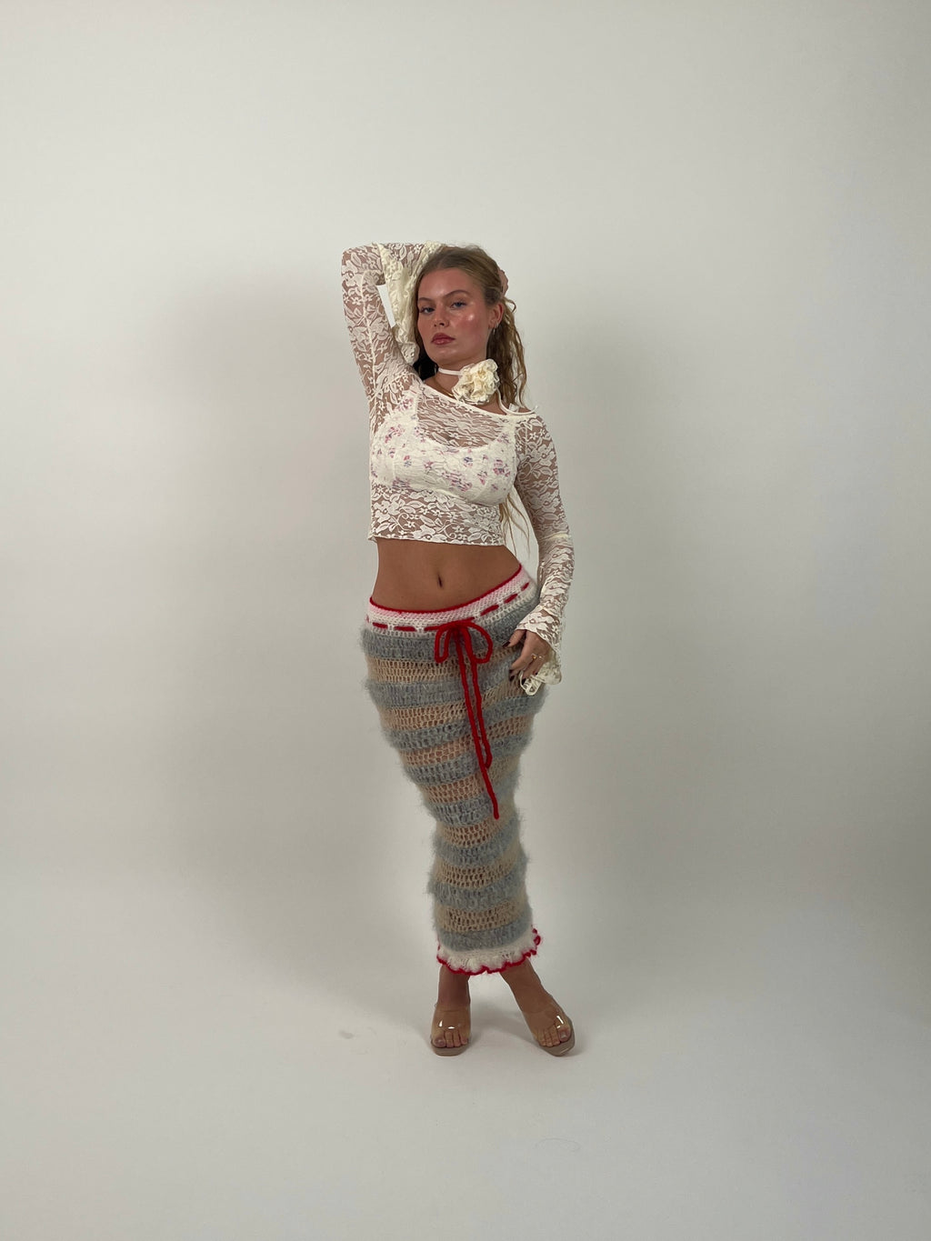 Custom crochet skirt