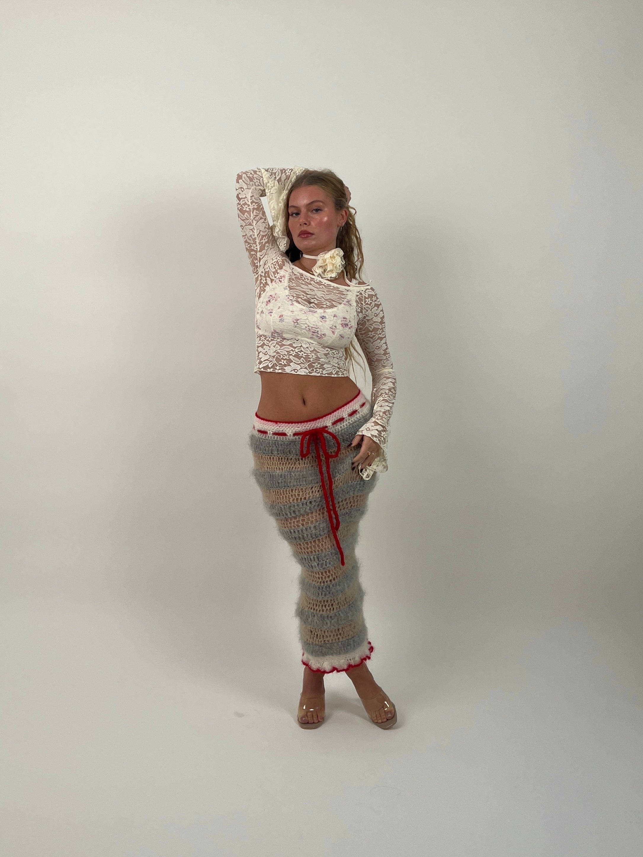 Custom crochet skirt