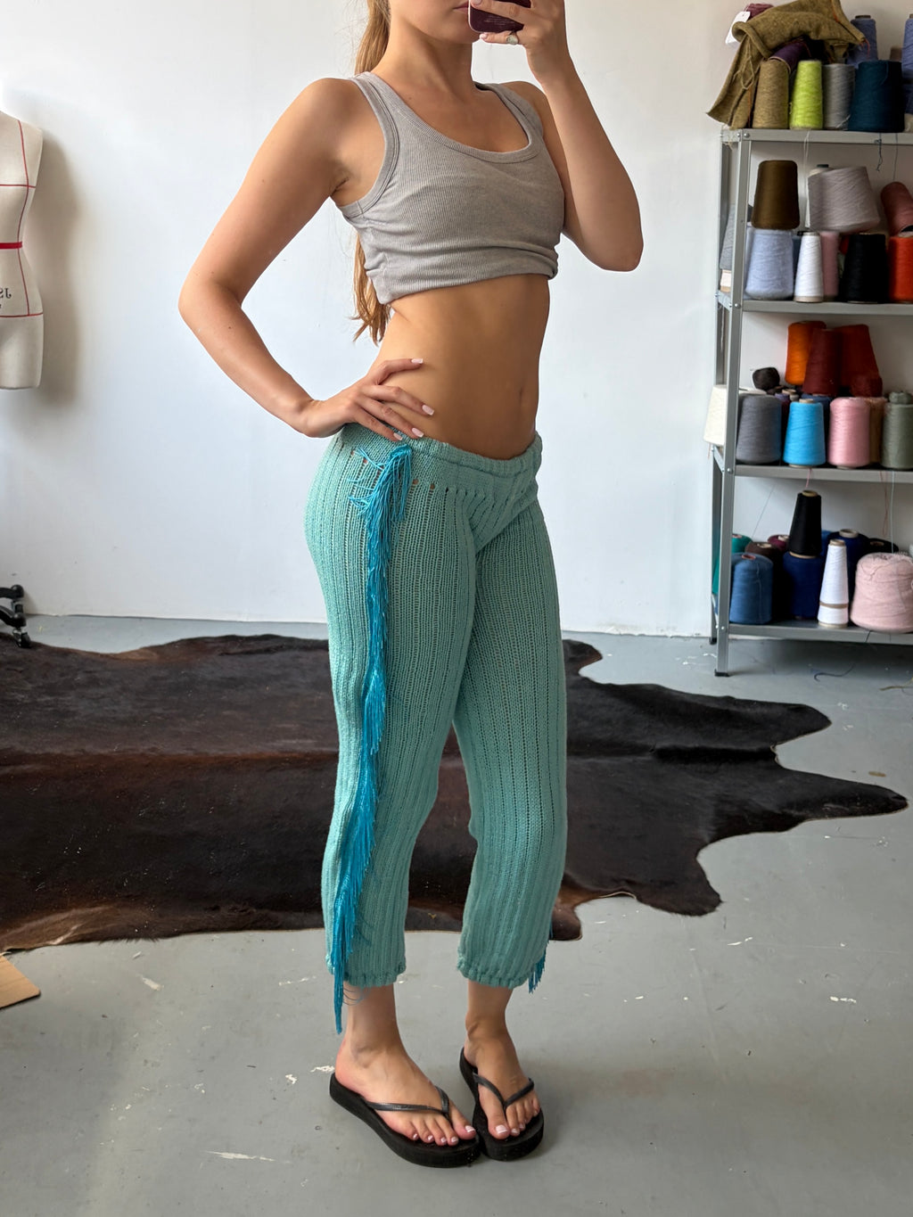 Lulu Fringe Capri's - Sample