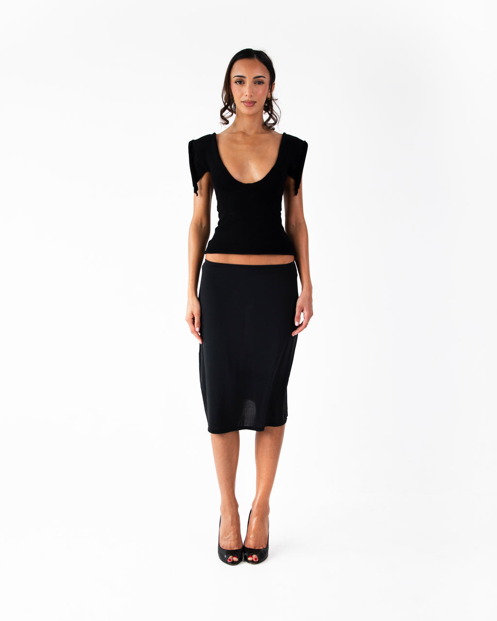 Demi Plunge Top
